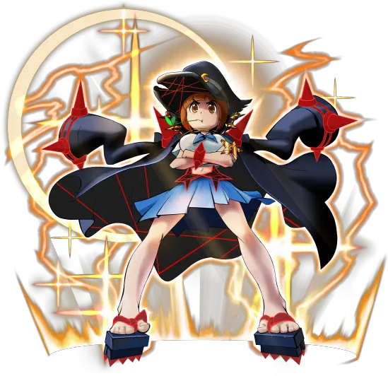 The Action Begins Kill La Invades Grand Summoners Grand Summoners Mako Unit Png Kill La Kill Png