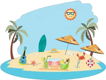 Summer Vector Free Download Beac 1141489 Png Summer Beach Png Summer Png