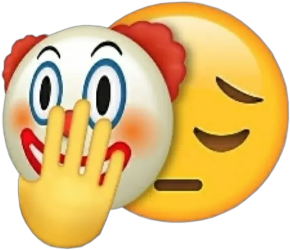 Png Stickers Emoji Clown Sad Sad Clown Emoji Clown Emoji Png