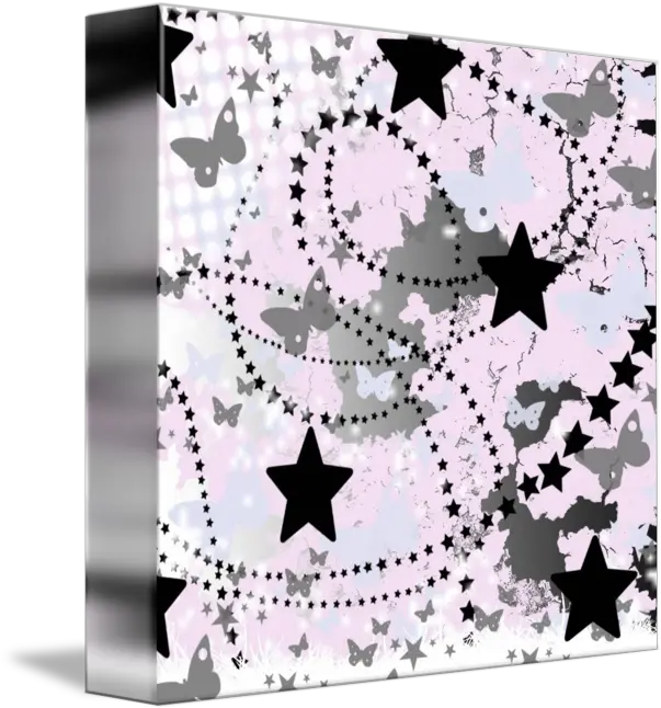 Grunge Background Butterflies And Stars Allison Lozz Png Grunge Background Png