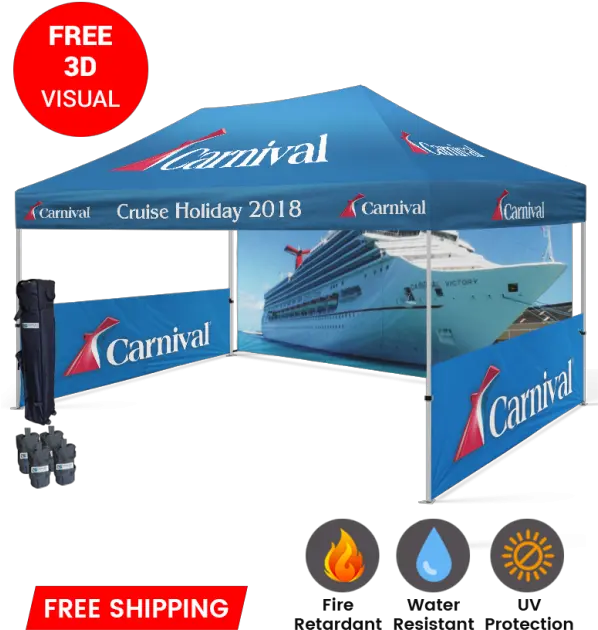 Starline Tents Produces Custom Printed For Outdoor Events Custom Canopy Tent Png Carnival Tent Png