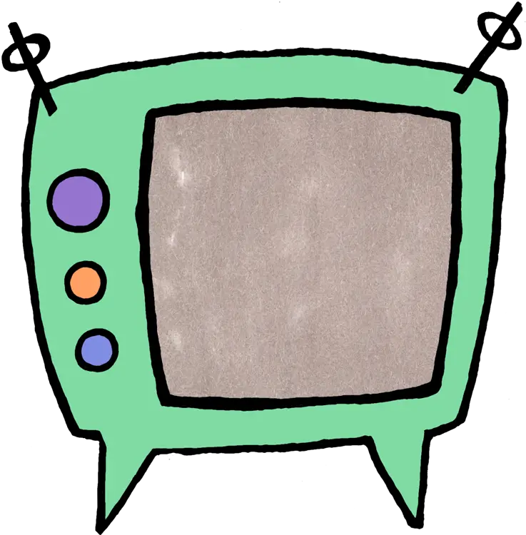 Retro Tv Cartoon Tv Png Retro Tv Png