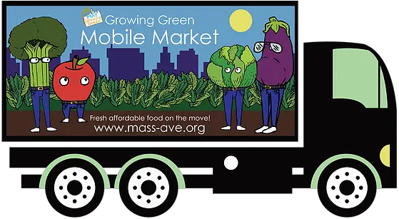 At The Market Massaveproject Cartoon Png Truck Icon Png