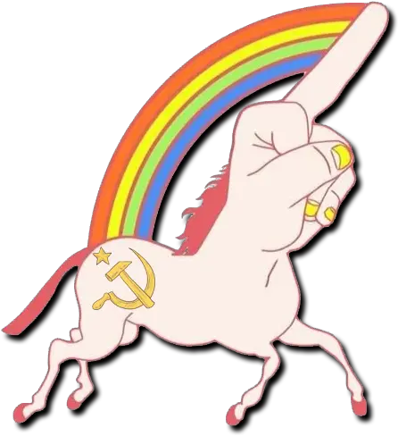 Pastel Goth Unicorns Pastels Rainbows Kawaii Rainbow Rainbow Unicorn Middle Finger Png Pastel Goth Png