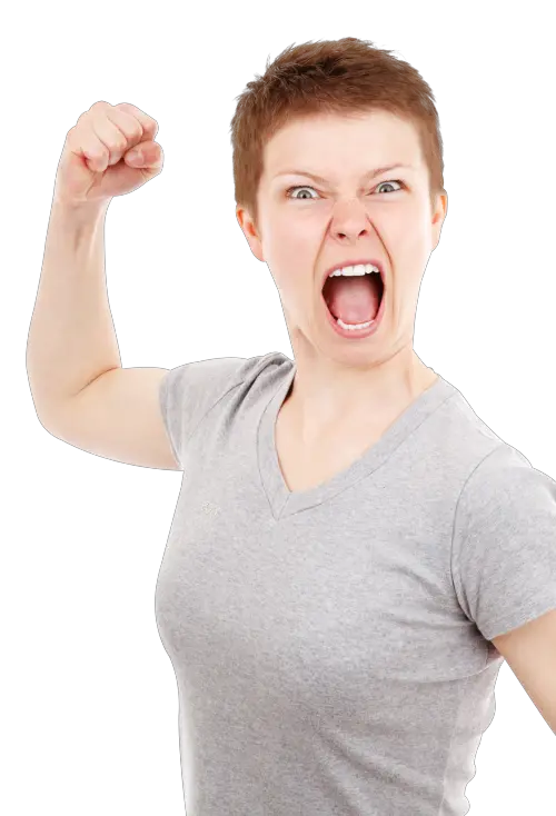 Angry Anime Mouth Png Angry Woman Png Angry Mouth Png