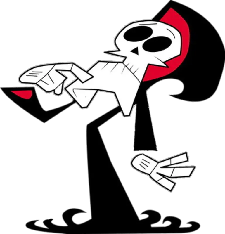 Grim Reaper Thinking Png Image Billy Y Mandy Grim Reaper Transparent