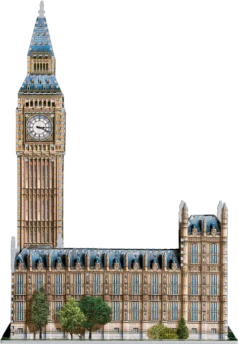 Big Ben 3d Puzzle Houses Of Parliament Png Big Ben Transparent
