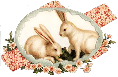 Easter Bunnies Vintage Transparent Png Stickpng Vintage Easter Bunny Clipart Easter Transparent