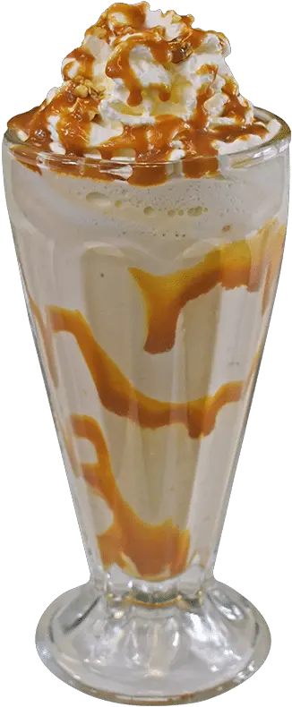 Salted Caramel With Peanut Brittle Slojo Floats Png Milkshake Transparent