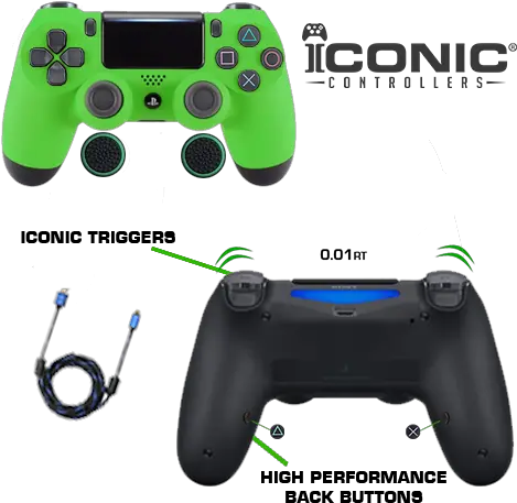 Ps4 Pro High Performance Lvl 2 Iconic Controllers Png Ps4 Pro Png