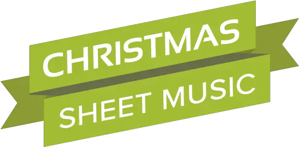 Christmas Sheet Music Downloads Ribbon Music Png Merry Christmas Logo