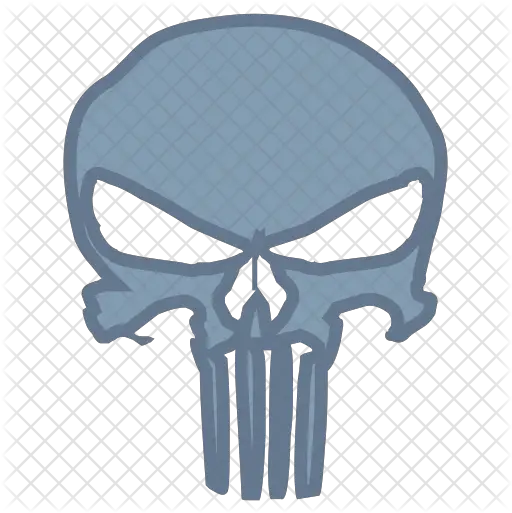 Punisher Icon Of Colored Outline Style Punisher Skull Png Punisher Skull Transparent