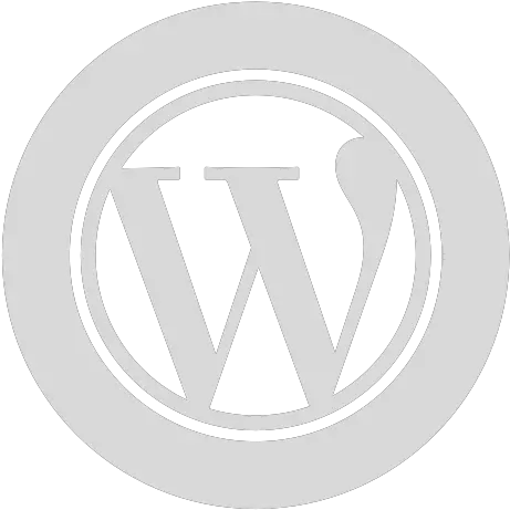 Gray Circle Wordpress Icon Wordpress Icon Png Wordpress Icon Png