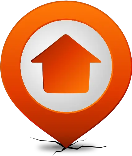 Download Location Map Pin Home Orange Home Location Icon Vector Png Map Location Icon Png