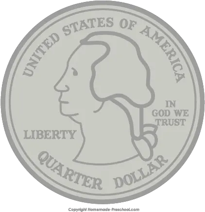 Quarter Cartoon Transparent Png Quarter Png Clipart Quarter Png