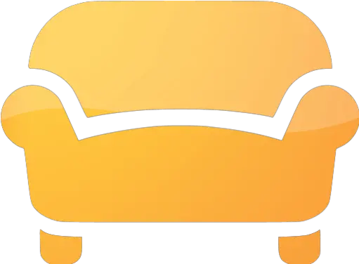 Web 2 Orange Sofa Icon Free Web 2 Orange 2 Furniture Png Sofa Icon Png