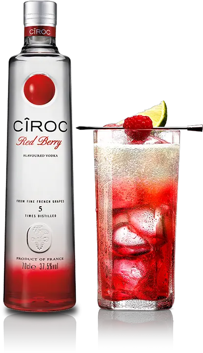 Red Berry Punch Ciroc Red Berry 750ml Png Sprite Cranberry Png