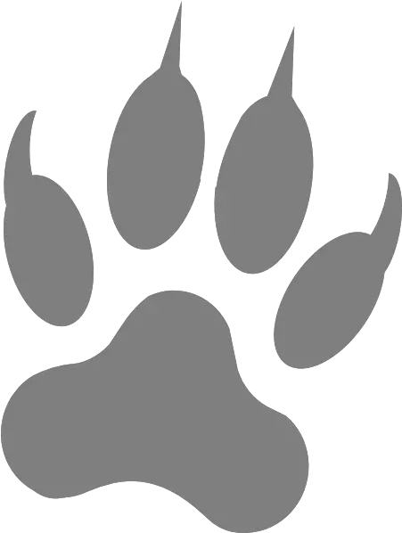 Free Wolf Footprint Clipart White Pack Wilcza Apa Png Wolf Outline Png