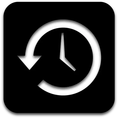 App Time Machine Icon Icon Time Png White Time In Png