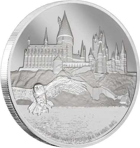 Hogwarts Castle 1oz Silver Coin Harry Potter 2 2020 Png Hogwarts Transparent
