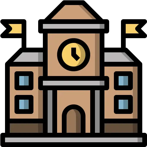 Academy Free Buildings Icons Language Png College Building Icon