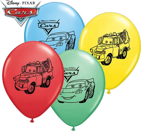 Disney Cars 11 Assorted Latex Balloons 6 Pk Party Disney Cars Balloons Png Disney Cars Png