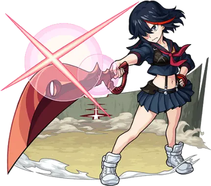 Ryuko Matoi Kill La Kill X Monster Strike Png Ryuko Matoi Png