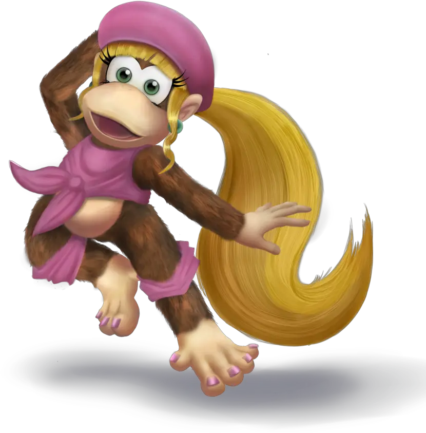 Download Hd 651kib 894x894 Dixie Kong Dixie Kong Png Kong Png