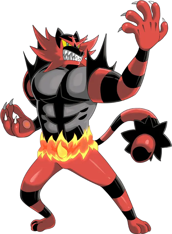 Pokemon 727 Incineroar Pokedex Pokemon Incineroar Png Incineroar Png