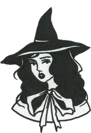 Download Png Aesthetic Witch Drawing Witch Transparent Background