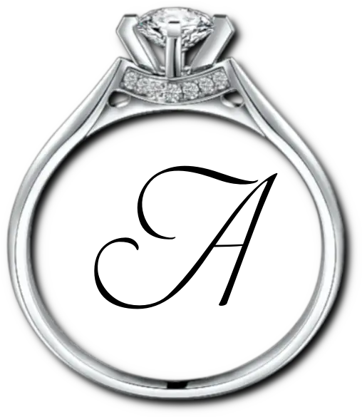 Alfabeto Engagement Ring Png Diamante Png