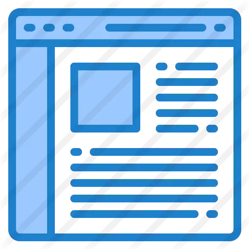 Website Design Vertical Png Website Icon Blue