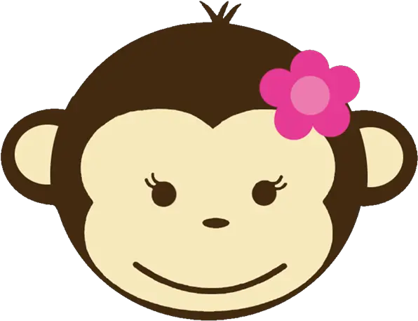 Monkey Girl Transparent U0026 Png Clipart Free Download Ywd Cartoon Girl Monkey Face Birthday Girl Png