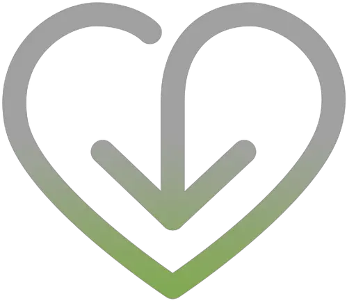 Reach Church Home Language Png Heart With Up Green Arrow Icon