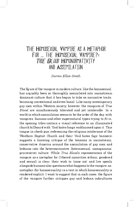 Pdf U0027the Homosexual Vampire As A Metaphor For U2026 The Document Png True Blood Icon