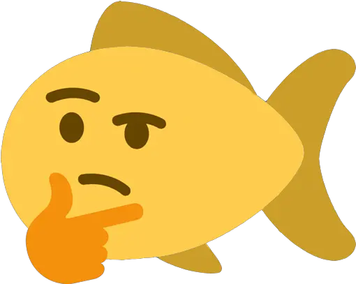 Think Fish Discord Emoji Twitch Thinking Emote Full Size Discord Thinking Png Thinking Emoji Transparent Background