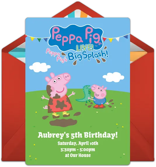 Houses Clipart Peppa Pig Transparent Free Peppa The Pig Invitations Png Peppa Pig Png