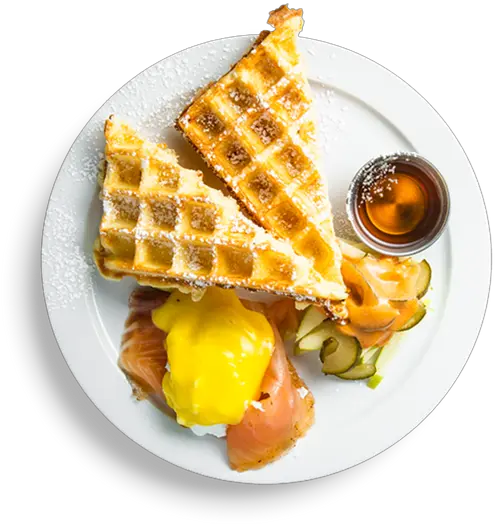 Le Petit Déjeuner Belgian Waffle Png Waffle Transparent