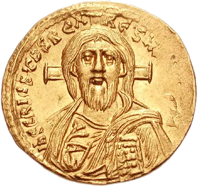 Christ Pantocrator Coin Christ Pantocrator Bytantine Coins Png Coin Png
