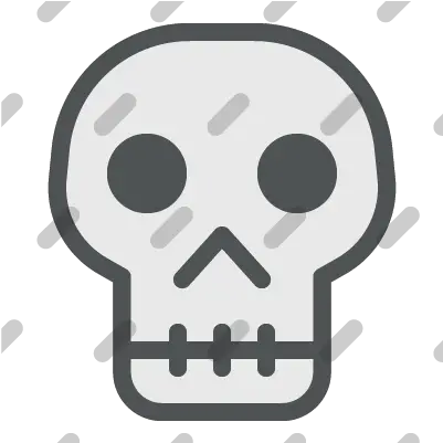 Skull Icon Iconbros Dot Png Skull And Bones Icon