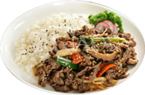 Download Bulgogi Rice Bowl Bulgogi Png Image With No Bowl Rice Hat Png