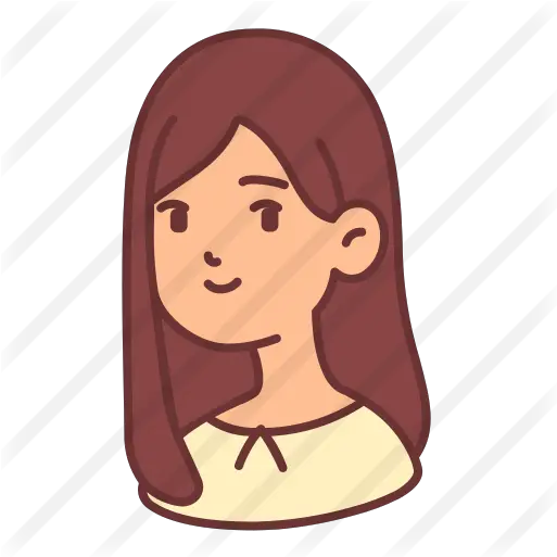 Girl Free People Icons Hair Design Png Chica Icon