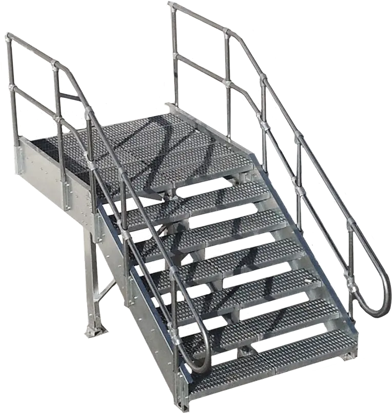 Dock High Stairs Scafco Steel Stud Company Stairs Png Stairs Transparent