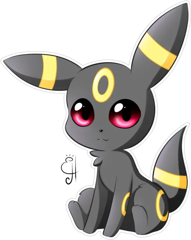 Drawing Cute Easy Cute Umbreon Drawings Png Umbreon Png