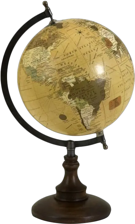 Download Transparent Old Globe Png Image With No Antique Globe Transparent Background Globe Png Transparent