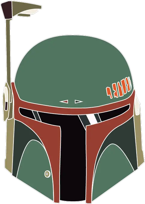 Boba Fett Head Clipart Boba Fett Helmet Drawing Png Boba Fett Png