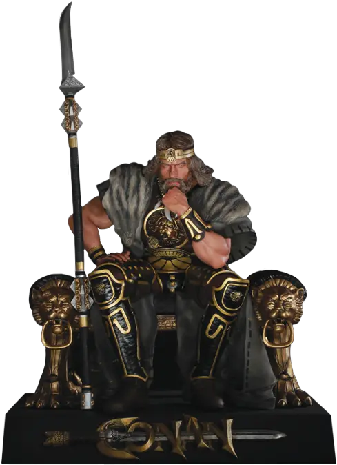 Conan The Barbarian King Conan 14 Scale Statue Conan The Barbarian Statue Png Conan The Barbarian Logo