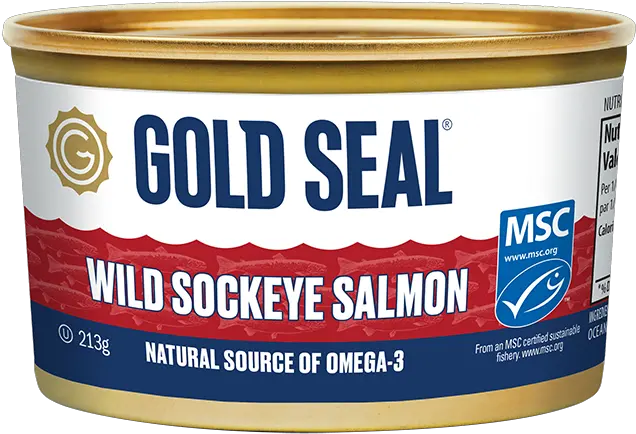 Wild Sockeye Salmon Gold Seal Salmon Png Gold Seal Png