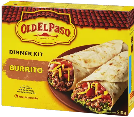 Old Old El Paso Tacos Png Burrito Png