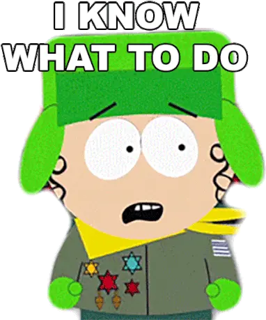 I Know What To Do Kyle Broflovski Sticker I Know What To Png Kylo Ren Rp Gif Icon